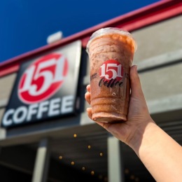 Start your day right with a stop at 151 Coffee just down the street.